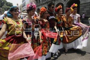 DESFILE DE OAXACA EN EL CENTRO DE PUEBLA