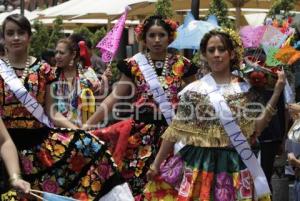 DESFILE DE OAXACA EN EL CENTRO DE PUEBLA