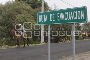 CALMA ANTE ACTIVIDAD DEL POPOCATPETL