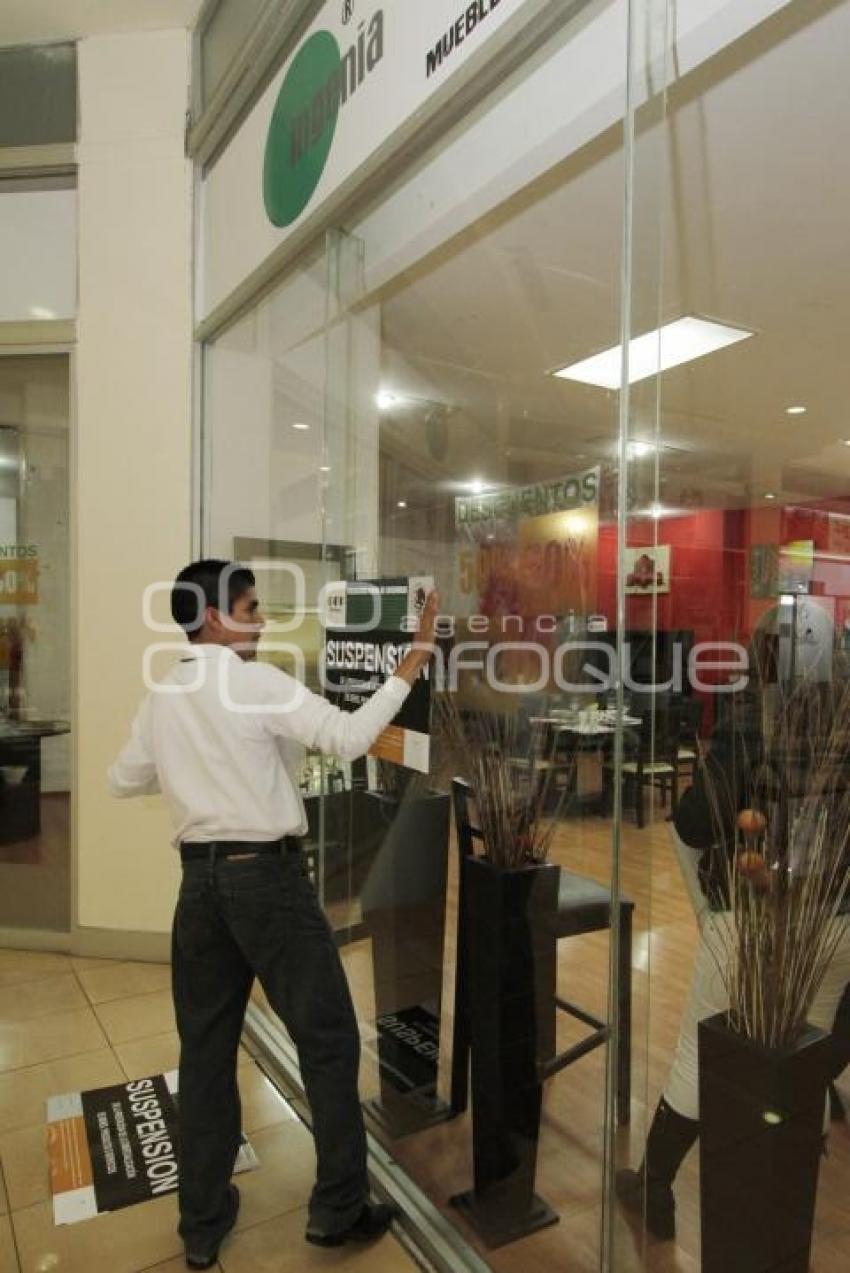 SUSPENDE PROFECO TIENDA DE MUEBLES