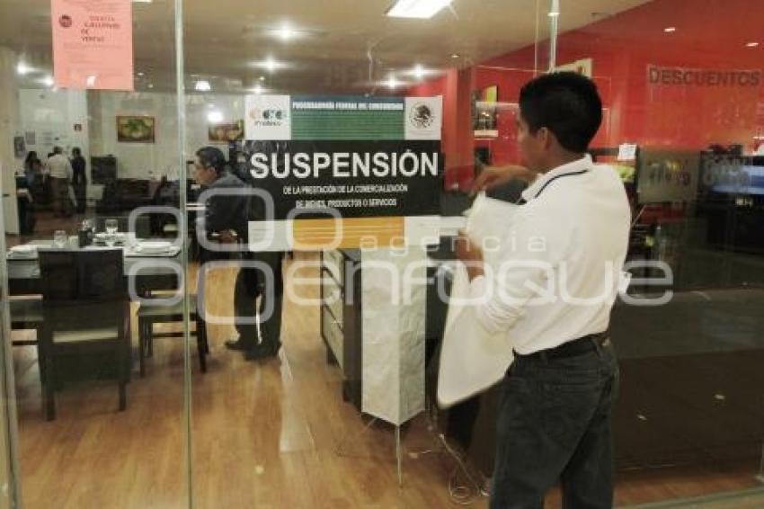 SUSPENDE PROFECO TIENDA DE MUEBLES