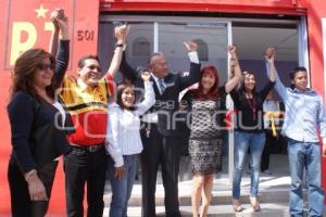 INAUGURA MIGUEL ÁNGEL CEBALLOS CASA DE CAMPAÑA