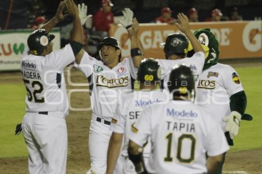 PERICOS VS DIABLOS . BEISBOL