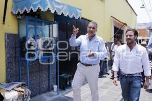 FRANCO RODRÍGUEZ RECORRE EL BARRIO DE SAN ANTONIO