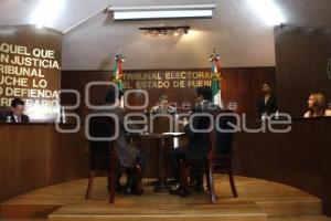 SESIÓN DEL TRIBUNAL ELECTORAL (TEEP)