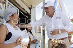 FRANCO RODRÍGUEZ RECORRE AVENIDA MARGARITAS