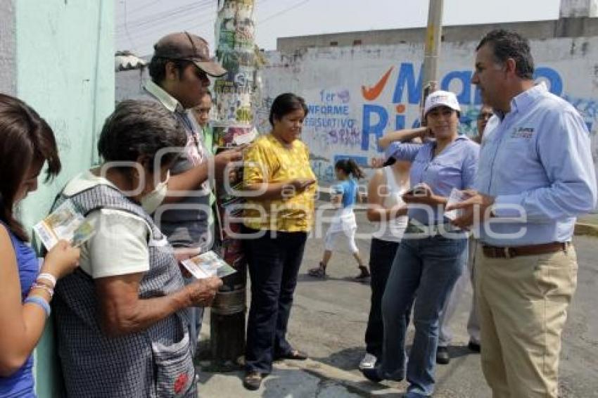 FRANCO RODRÍGUEZ RECORRE SAN BALTAZAR CAMPECHE