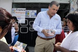 FRANCO RODRÍGUEZ RECORRE SAN BALTAZAR CAMPECHE