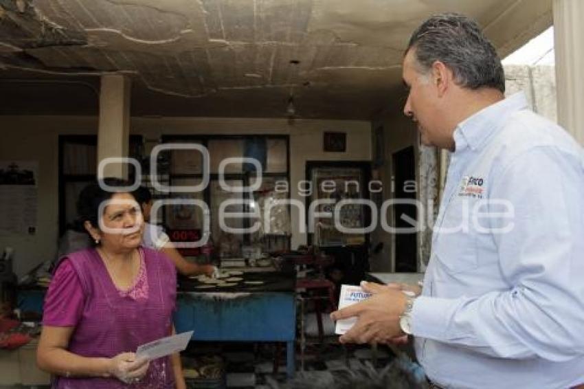 FRANCO RODRÍGUEZ RECORRE SAN BALTAZAR CAMPECHE