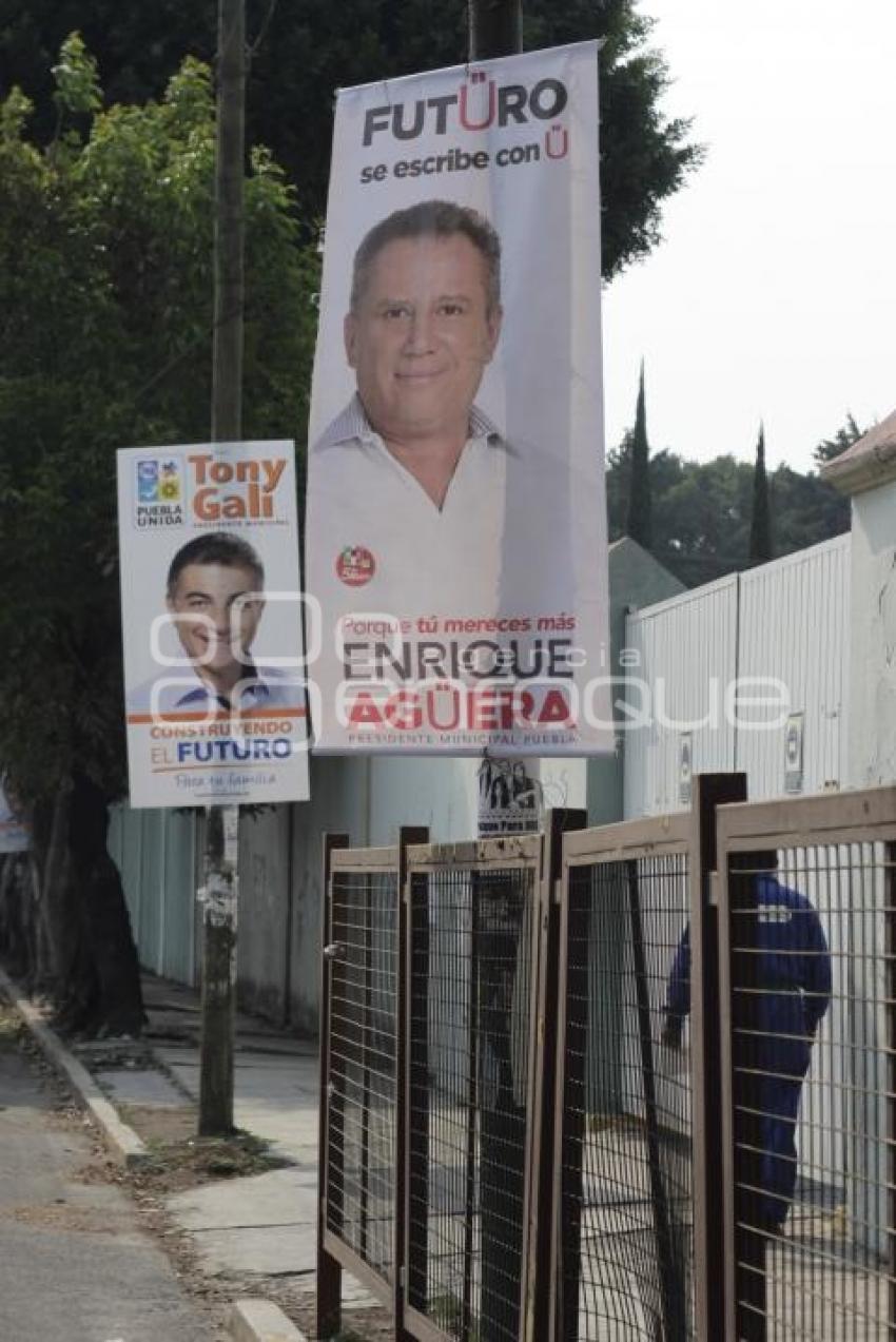 PUBLICIDAD ELECTORAL EN POSTES