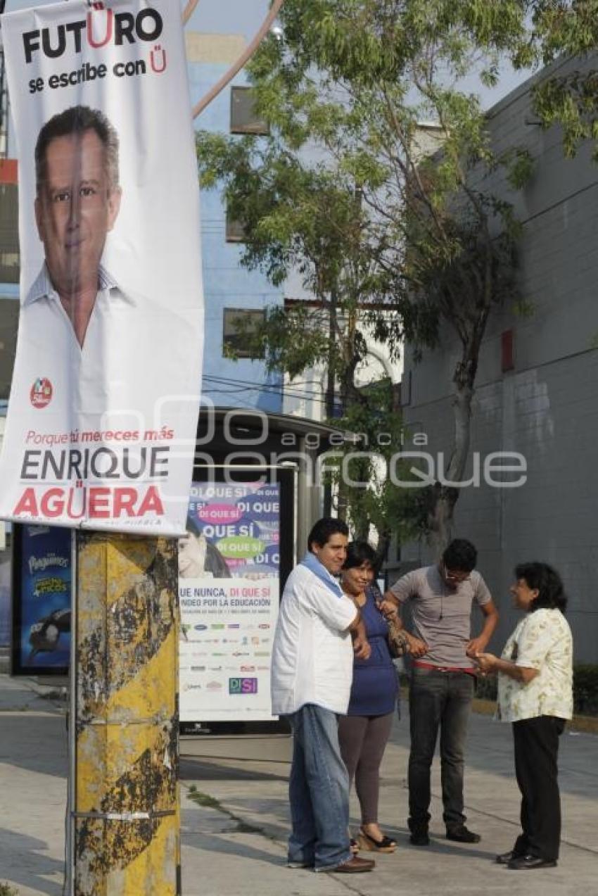 PUBLICIDAD ELECTORAL EN POSTES