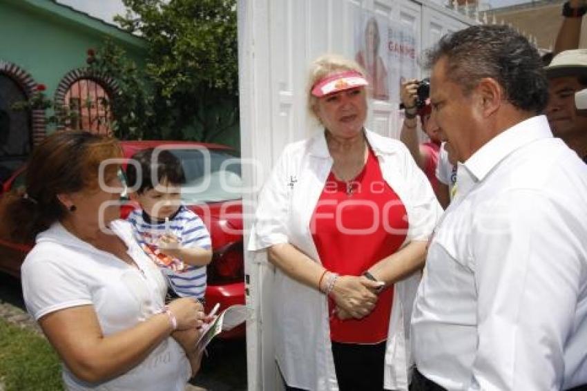 AGÜERA RECORRE ARBOLEDAS DE GUADALUPE Y LA ROSA