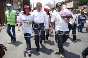 AGÜERA RECORRE ARBOLEDAS DE GUADALUPE Y LA ROSA