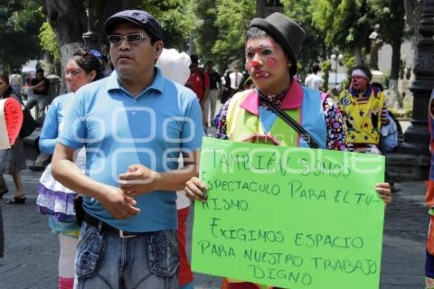 MANIFESTACIÓN DE PAYASOS