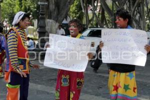 MANIFESTACIÓN DE PAYASOS