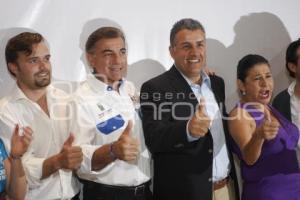 FRANCO RODRÍGUEZ CANDIDATO A DIP DISTRITO 13 CON JÓVENES EMPRESARIOS