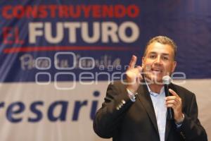 FRANCO RODRÍGUEZ CANDIDATO A DIP DISTRITO 13 CON JÓVENES EMPRESARIOS