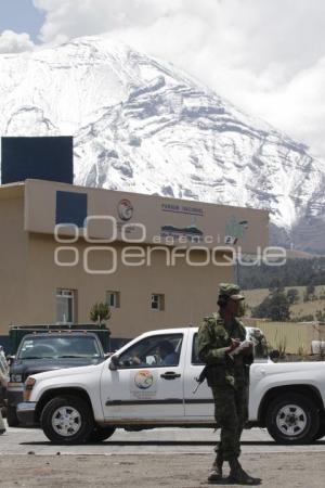 VOLCÁN POPOCATÉPETL . EJÉRCITO