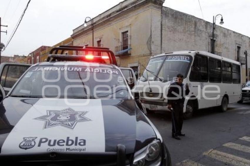 CHOQUE ENTRE POLICÍA MUNICIPAL Y RUTA 18