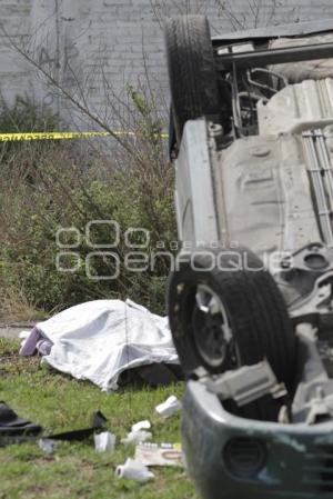 MUERE POR VOLCADURA EN PERIFÉRICO