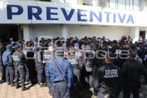 PARO DE LABORES POLICÍA ESTATAL
