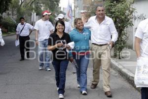 FRANCO RODRÍGUEZ RECORRE COLONIA BELISARIO DOMÍNGUEZ