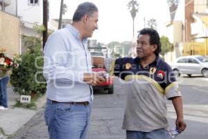 FRANCO RODRÍGUEZ RECORRE COLONIA ARBOLEDAS DE GUADALUPE