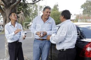 FRANCO RODRÍGUEZ RECORRE COLONIA ARBOLEDAS DE GUADALUPE