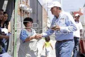 FRANCO RODRÍGUEZ RECORRE COLONIA BELISARIO DOMÍNGUEZ