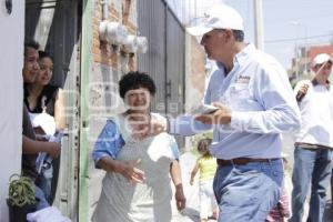 FRANCO RODRÍGUEZ RECORRE COLONIA BELISARIO DOMÍNGUEZ