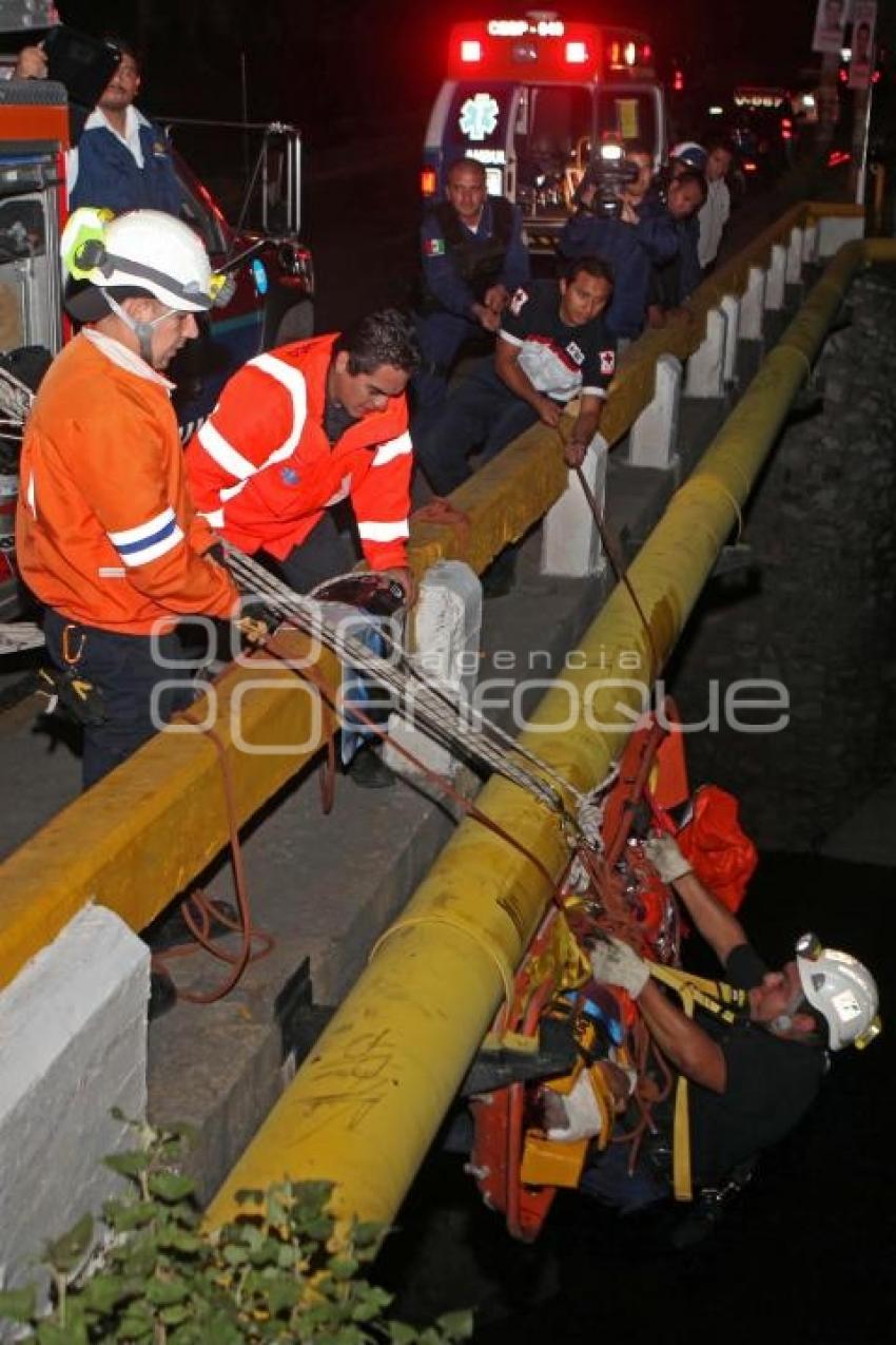 NOTA ROJA . HOMBRE CAE A RÍO