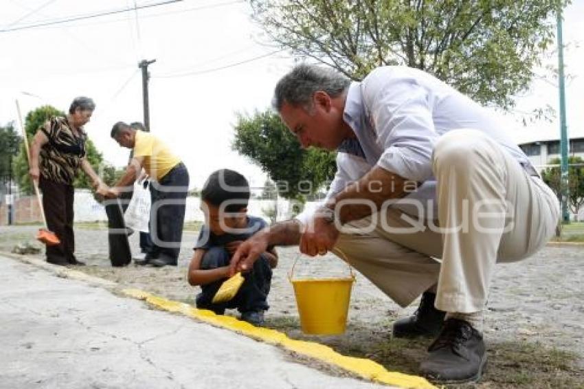 PABLO RODRÍGUEZ EN JORNADAS DE LIMPIEZA