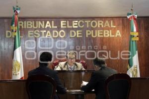 SESIÓN TRIBUNAL ELECTORAL DEL ESTADO