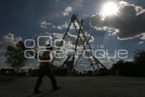 AVANCES COLOCACIÓN RUEDA DE OBSERVACIÓN