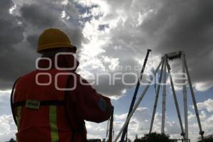 AVANCES COLOCACIÓN RUEDA DE OBSERVACIÓN
