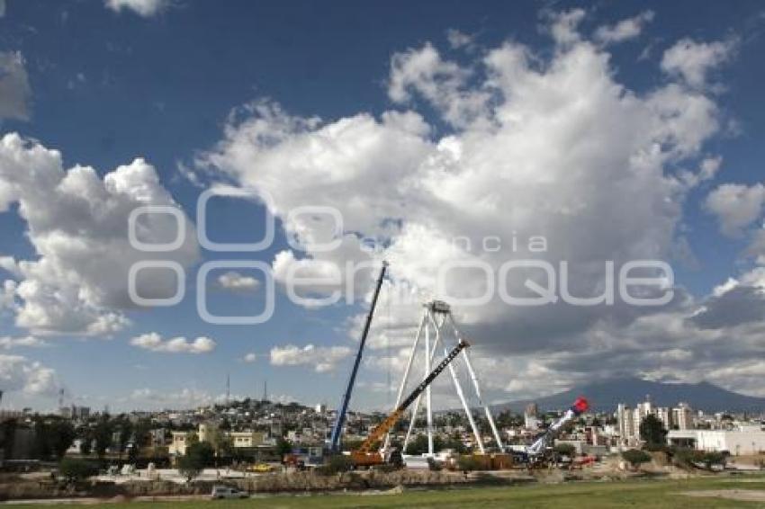 AVANCES COLOCACIÓN RUEDA DE OBSERVACIÓN