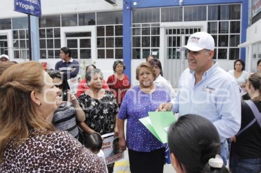 FRANCO RODRÍGUEZ RECORRE COLONIA VOLCANES