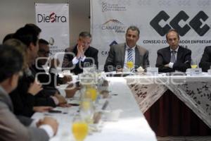 FRANCO RODRÍGUEZ SE REÚNE CON CCE