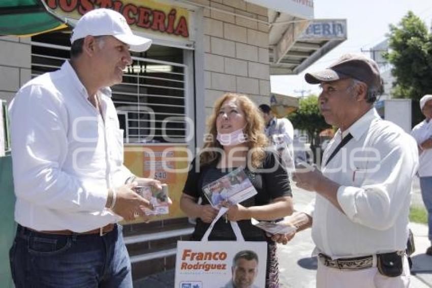 FRANCO RODRÍGUEZ RECORRE COLONIA VOLCANES