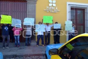 MANIFESTACIÓN CONTRA TAXIS PIRATAS