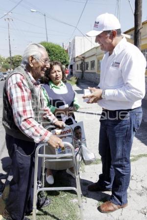 FRANCO RODRÍGUEZ RECORRE COLONIA VOLCANES