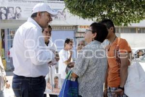 FRANCO RODRÍGUEZ RECORRE COLONIA VOLCANES