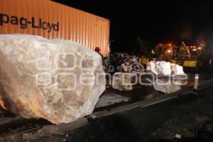 ACCIDENTE EN LA PUEBLA ORIZABA ENTRE TRÁILERS