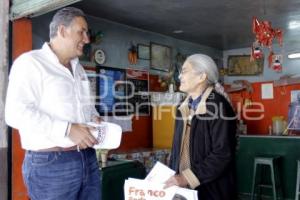 FRANCO RODRÍGUEZ RECORRE COLONIA VOLCANES