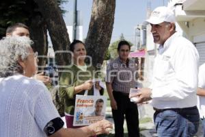 FRANCO RODRÍGUEZ RECORRE COLONIA VOLCANES