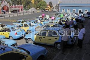 MANIFESTACIÓN CONTRA TAXIS PIRATAS