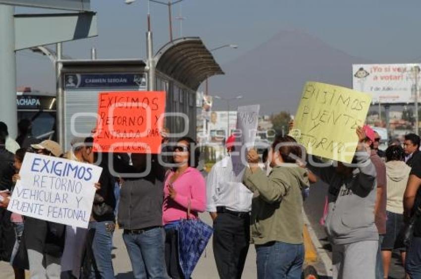 MANIFESTACIÓN CONTRA RUTA