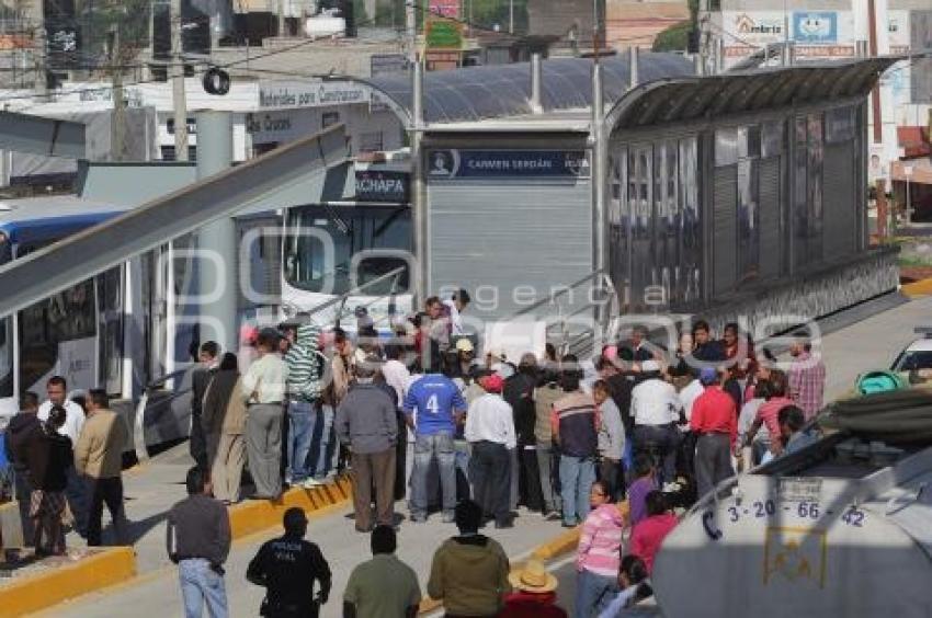 MANIFESTACIÓN CONTRA RUTA
