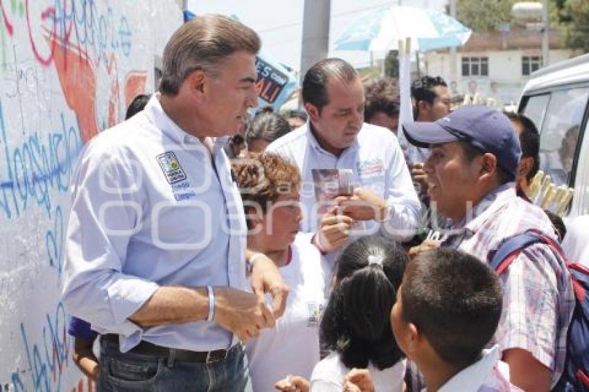 ANTONIO GALI CANDIDATO DE  LA COALICIÓN PUEBLA UNIDA