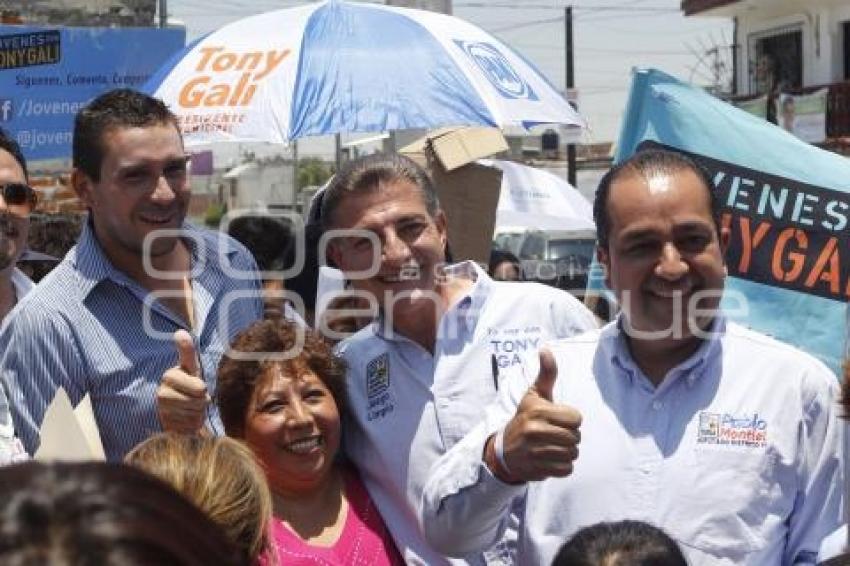 ANTONIO GALI CANDIDATO DE LA COALICIÓN PUEBLA UNIDA